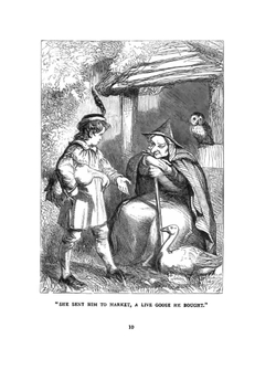 Mother Goose's Nursery Rhymes. A Ccollection of Alphabets, Rhymes, Tales, and Fingles | John Gilbert; John Tenniel; Walter Crane