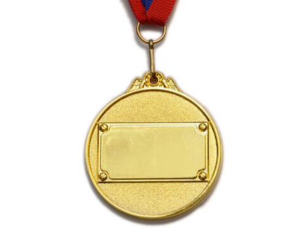 Медаль спортивная с лентой 1 место d - 5,3 см :530-1