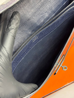 Портфель из кожи крокодила Hermes