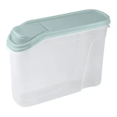 Емкость для сыпучих продуктов 1,5 л (микс 3) (бежевый/светло-голубой)