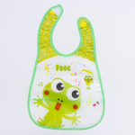 1890563 Нагрудник с карманом «Зверята», непромокаемый, на липучке, цвета МИКС