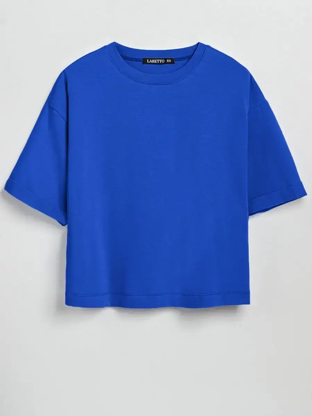 Футболка укороченная оверсайз кроп топ