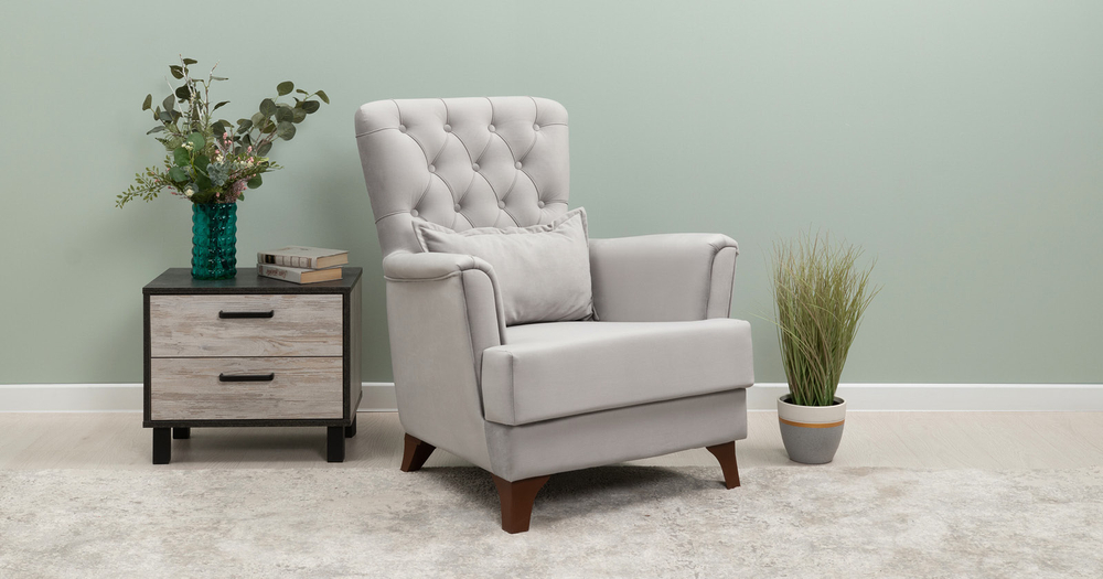 Ирис кресло для отдыха (светло-серый)