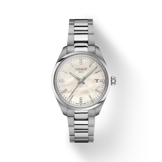 Tissot T150.210.11.116.00 женские швейцарские часы с бриллиантами
