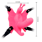 Силиконовая бабочка для стимуляции клитора и сосков Baile Mini Love Egg BI-014143