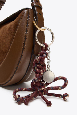 ZARA ШАРМ НА ВЕРЕВОЧКЕ, БОРДОВО-КРАСНЫЙ