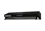 Вытяжка Centek 1800-60-3 BLACK ширина 60см, 220 м3/час, 120Вт, 3 скорости, диаметр 120мм