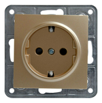 Розетка 1-я с з/к Profitec Tesla Шампань