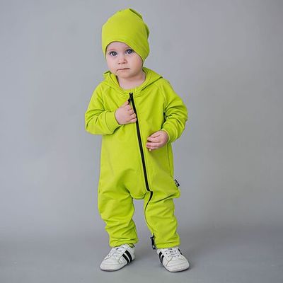 Bb team lightweight jumpsuit 3-18 months - Lime