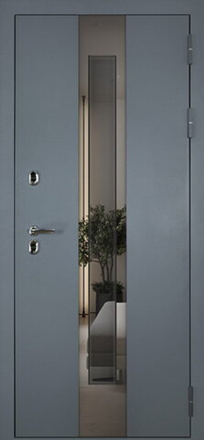 Стальная дверь "Император" с окном (терморазрыв 3к). Заказная модель.