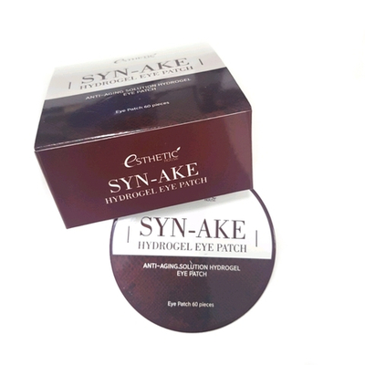 Гидрогелевые патчи для глаз Змеиный Пептид ESTHETIC HOUSE Syn-Ake Hydrogel Eye Patch, 60 шт.