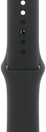 Apple Watch Series 11 42 мм, «серый космос», ремешок черного цвета, размер S/M