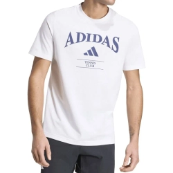 Теннисная футболка Adidas Heritage Tennis Graphic - white