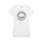 Футболка With a Skull White Harley-Davidson