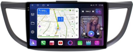 Магнитола для Honda CR-V 4 2012-2016 (большая рамка) - FarCar 469M монитор 10.36" 2K QLED на Android 13, ТОП процессор, CarPlay, 4G SIM-слот