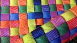 Микровелюр Xpoint (Икспоинт) 0051.01 Цветная плетенка