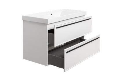 Тумба под раковину La Fenice Elba Bianco TWIN белый 100 FNC-01-ELB-B-100-2