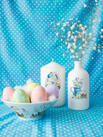 Трансфер переводной - декаль для свечей и гипса пасхальный 008