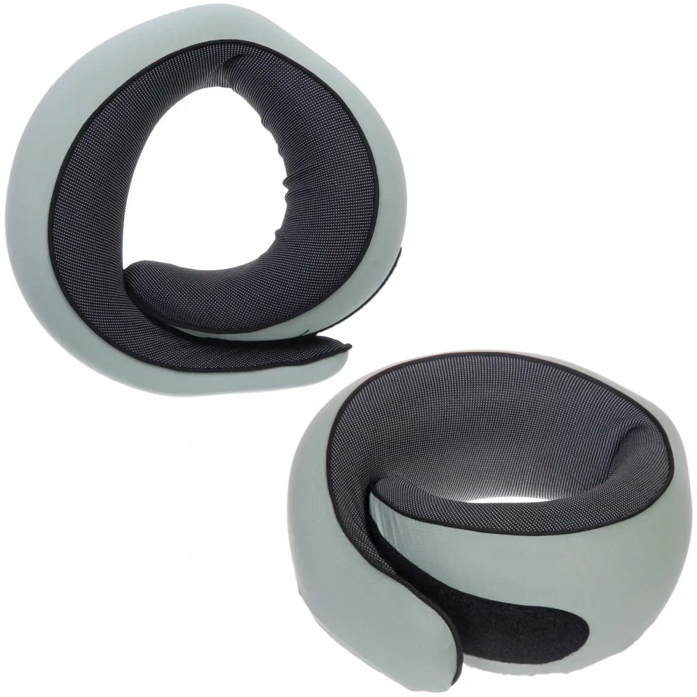 Подушка дорожная «TRIP - Sleep», мемори-эффект, цвет зелёный