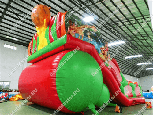 Батут-горка "Лев" 12*7.5*9 м
