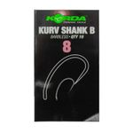 KORDA Крючок Kurv Shank Barbless №8 без бородки 10шт