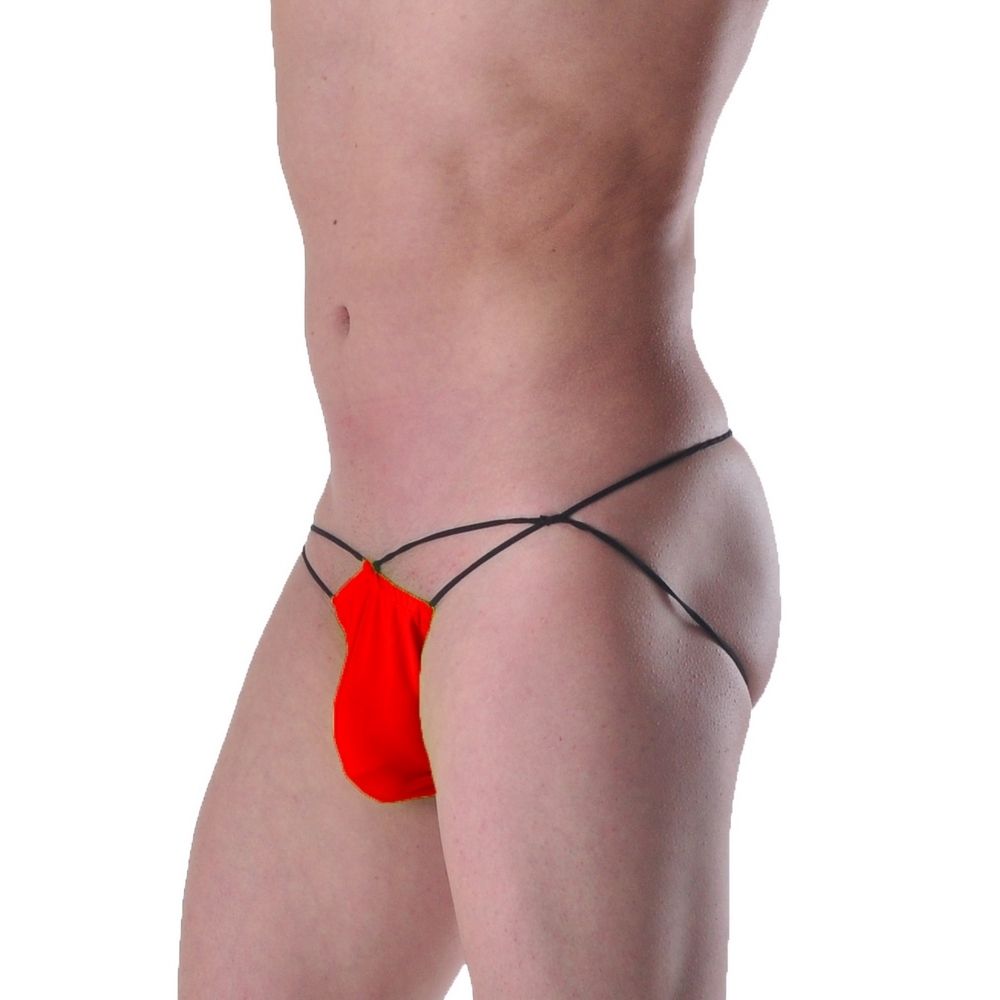 Мужские трусы джоки красные Don Moris DM012005