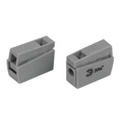 Клемма ЭРА NO-225-410 быстрозажимная 221-101 для светильников 1 полюс 0.5-2.5мм2 (упаковка 50 шт.)