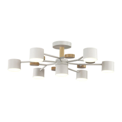8195/7C COMFI LN26 336 белый, металл/дерево/пластик Потолочный светильник LED GX53 7*9W 220V RONDO