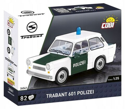 Конструктор пластиковый Cobi Trabant 601 Polizei - Трабант 601 Полиция- 82эл. - Коби 24541