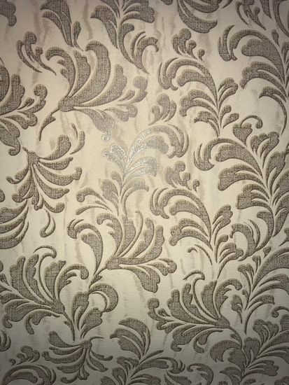 Обои ERISMANN-R винил вспененный на флизе 1,06х10м. Tweed листья песочные