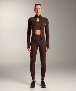 Oysho Легкая и теплая высокотехнологичная куртка, коричневый