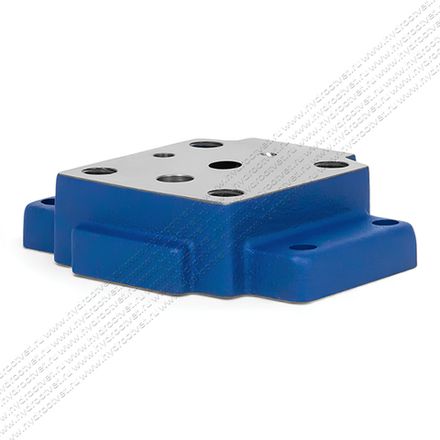 G546/01 - Стальная плита для монтажа клапанов типоразмера Ду10, стандарт ISO 6264