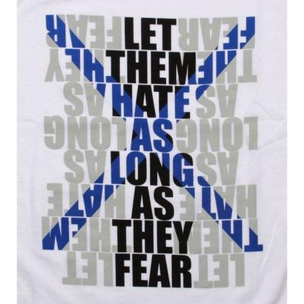 Футболка Sneaktip Let Them Hate белая