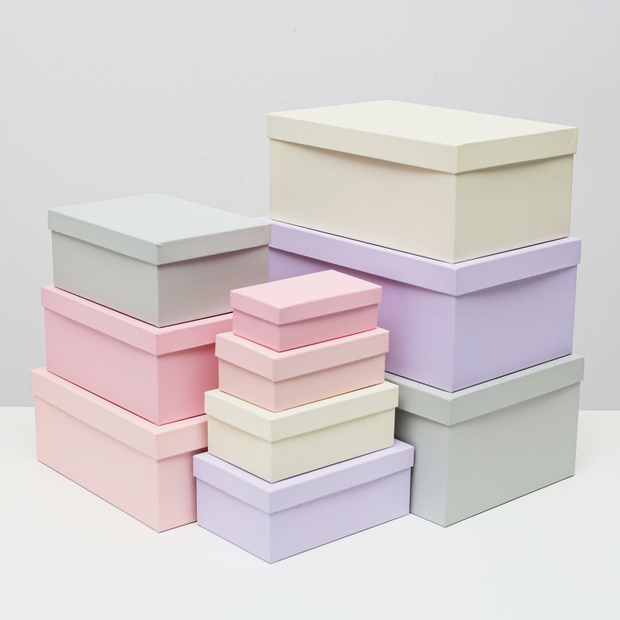 Подарочные коробки  "Дымка" МОЖНО ПО ОДНОЙ