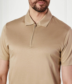 Поло H-Paras 50 BOSS BLACK - бежевый(50537954)