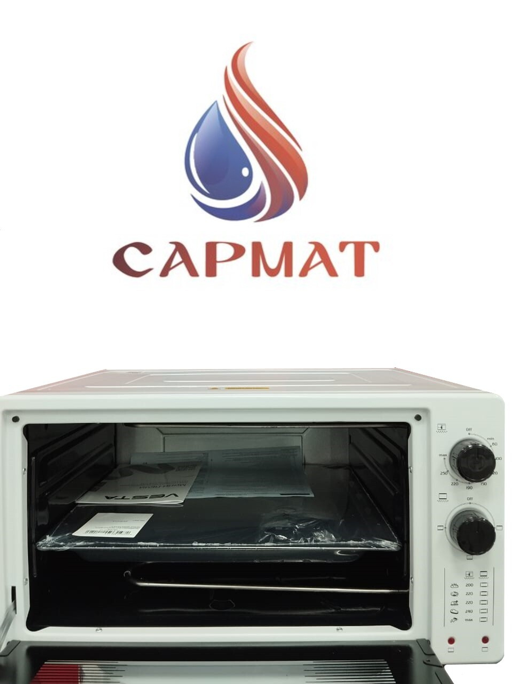 Электрическая мини-печь VESTA MP-V 2332 E белая