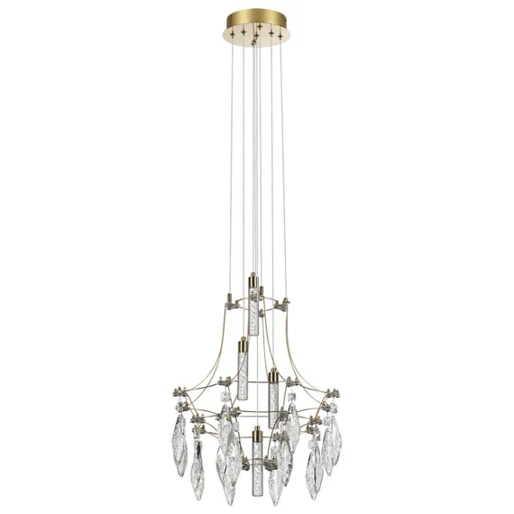 7000/35L CLASSIC ODL_EX25 069 Подвесной светильник металл/хрусталь/нерж сталь IP20 LED 35W 4000K 220-240V FLAMENCO