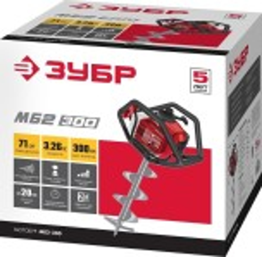 Бензобур ЗУБР МБ2-300