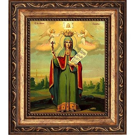 Святая мученица Параскева Пятница. Икона на холсте.