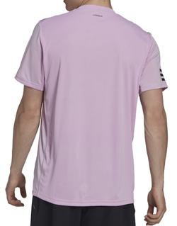 Футболка мужская теннисная Adidas Club Tennis 3-stripes Tee - bliss lilac