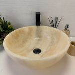 Раковина из оникса Bowl Yellow TinLip BO-63040 45*45*17 39