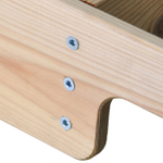 Деревянная полочка для ванны из массива сосны, поднос для ванны