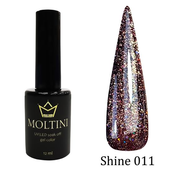 Гель-лак Moltini Shine 011, 12 ml