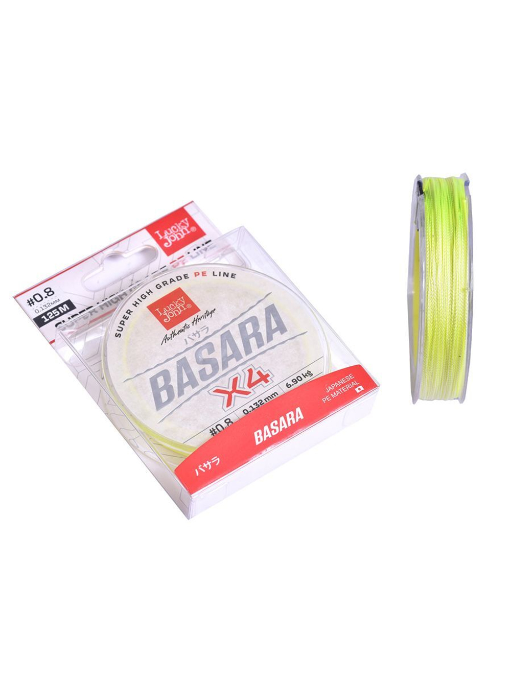 Плетеный шнур Lucky John Basara Light Green 125/011