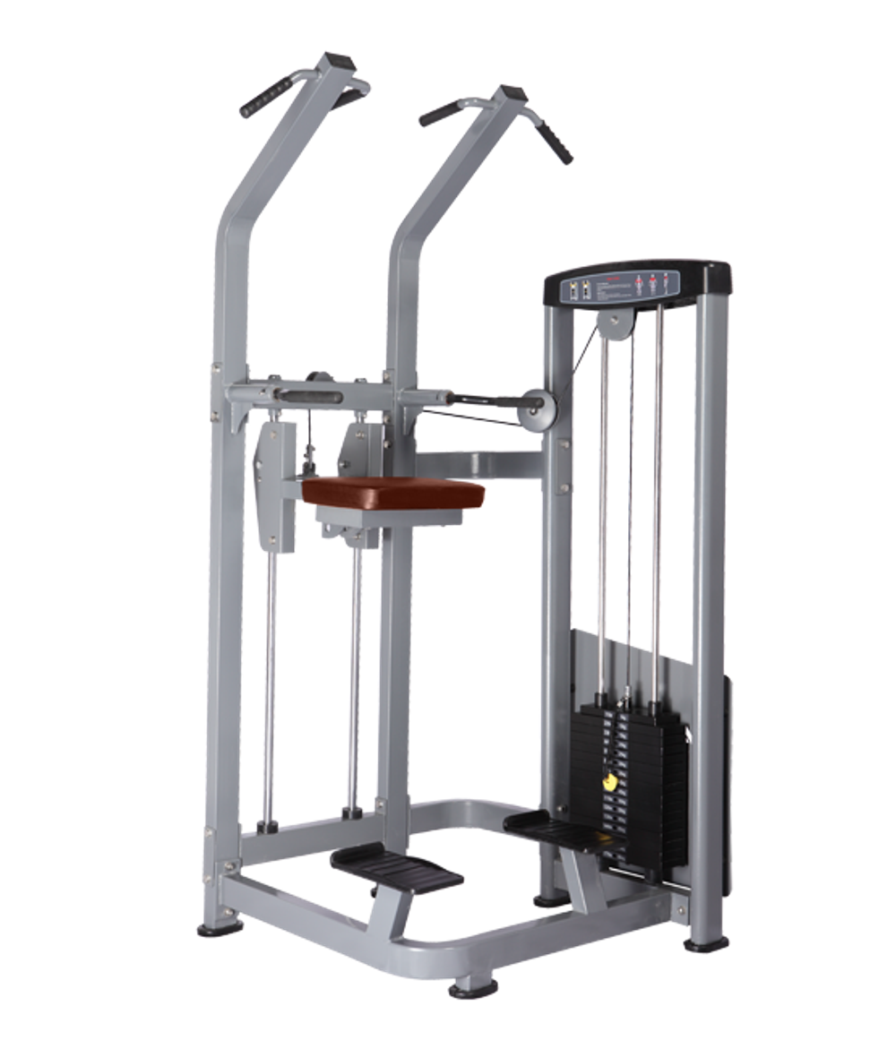 BRONZE GYM D-008 Турник/Брусья с противовесом (КОРИЧНЕВЫЙ)