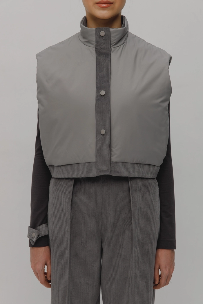 ЖИЛЕТ МИРИ СЕРЫЙ