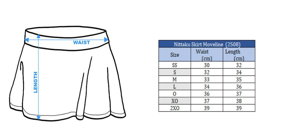 Nittaku Skirt Moveline navy (2508)