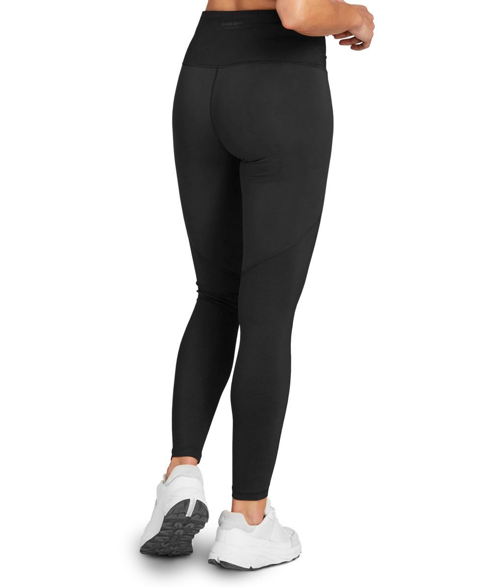 Leginsy Björn Borg Stockholm Rib Blocked Tights W - черный