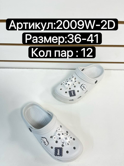 Сабо по 12 пар (36-41)р. 2009W-2D