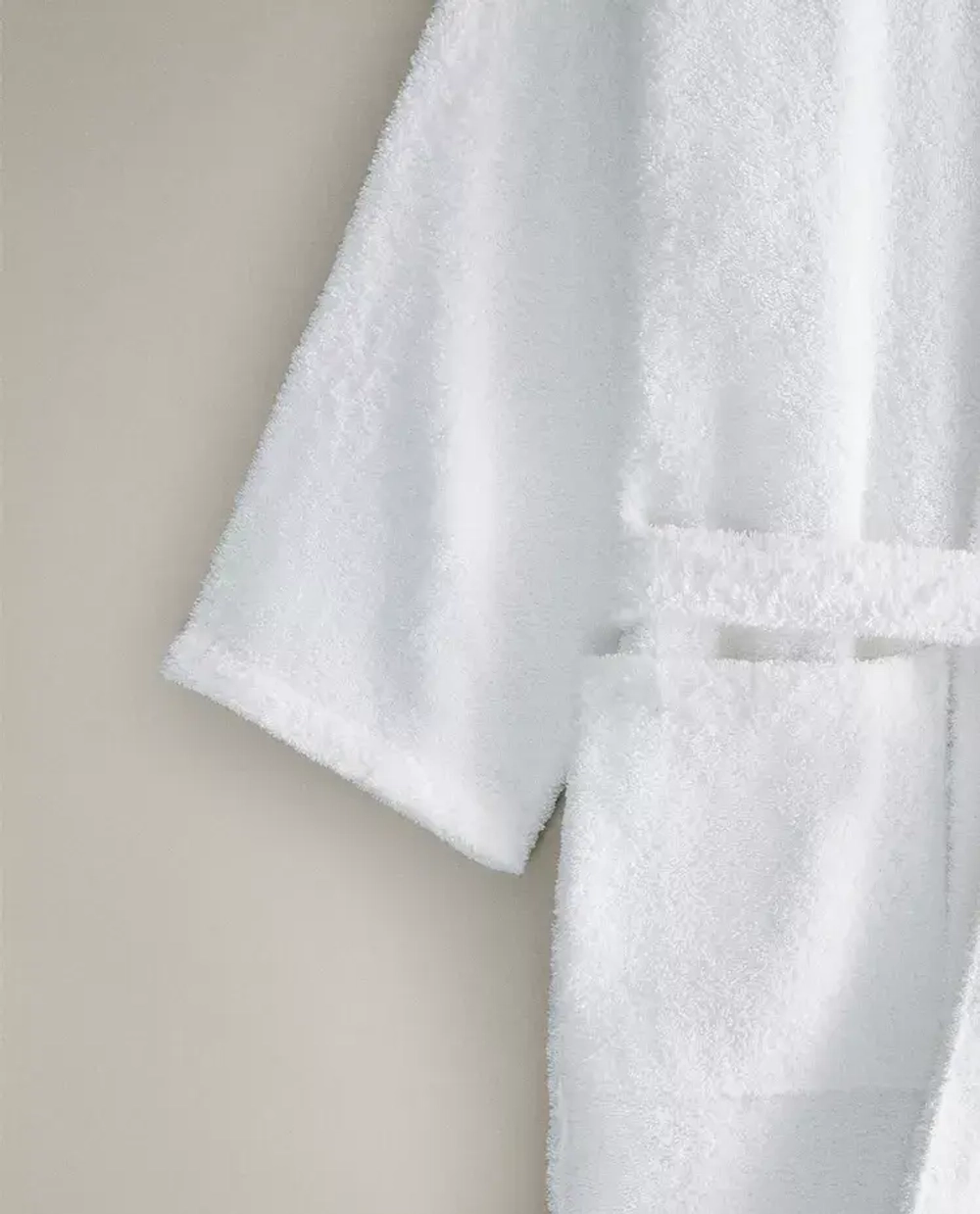 ZARA HOME ХЛОПКОВЫЙ ХАЛАТ, БЕЛЫЙ